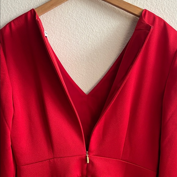 New Trina Turk Red Moment Dress Size 8 - Picture 10 of 10
